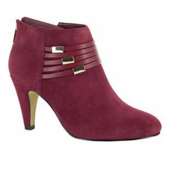 Bella Vita Shoes Bella Vita Nerissa Burgundy Leather Closed
